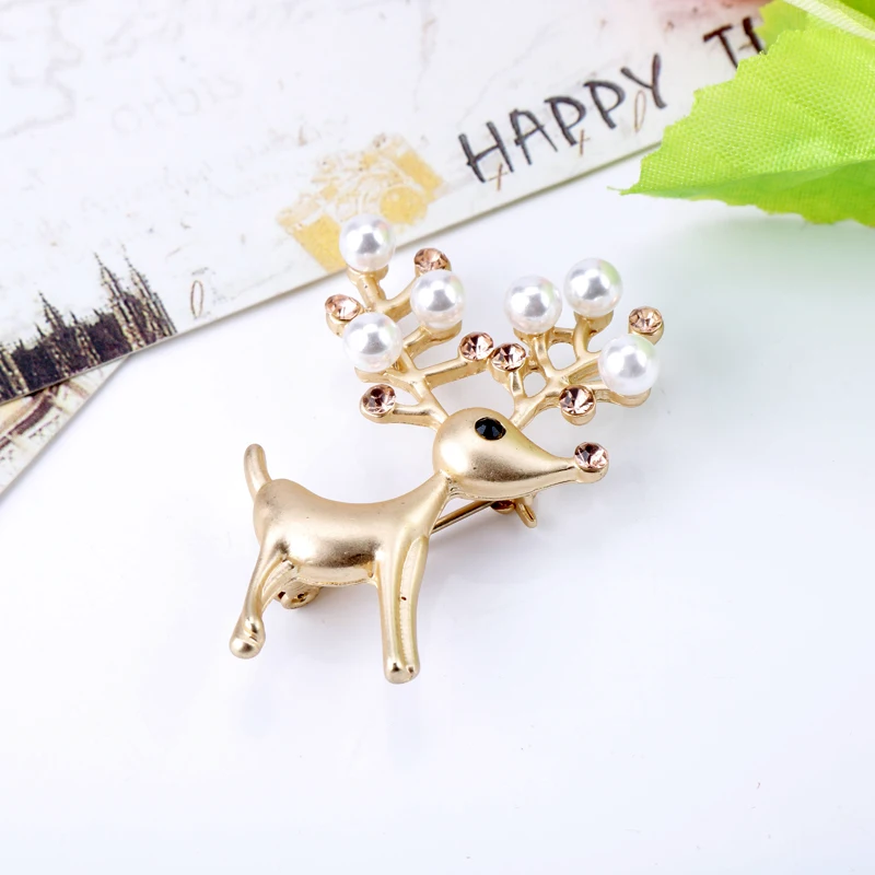 Снежинка Броши с оленями оленей булавки для мужчин и женщин рюкзак свитер куртки