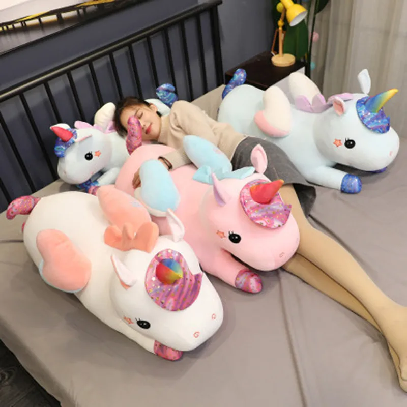 Новое поступление кукла-единорог летающая лошадь плюшевая игрушка супер мягкая