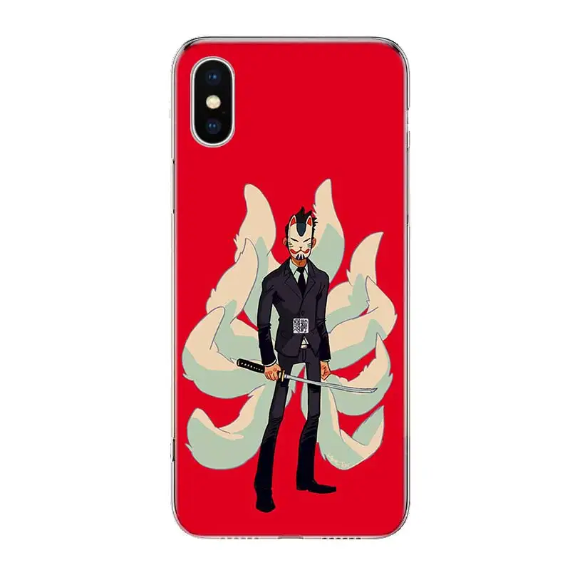 Чехол для телефона с изображением лисы Iphone 13 12 11 Pro 7 8 6 6S Plus + X XS MAX XR 5 ярких цветов