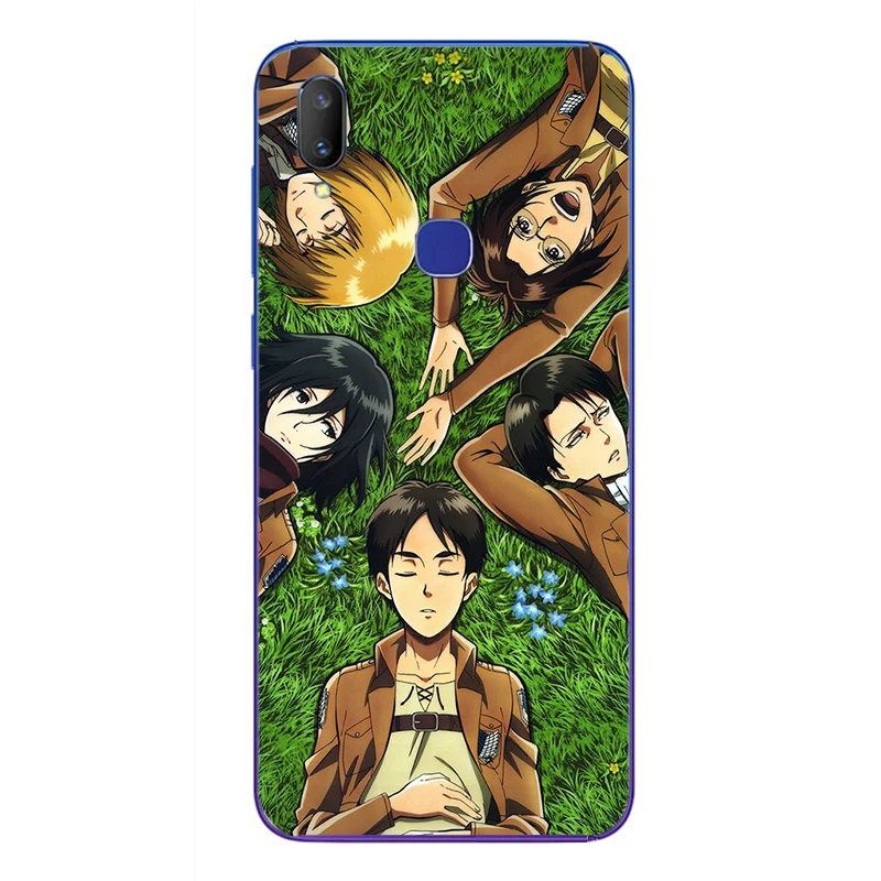 Attack on Titan Painting Case For Wiko View 2 3 4 XL Go Upulse Wim Lite Max Prime Pro Plus Phone Print Cover | Мобильные телефоны и