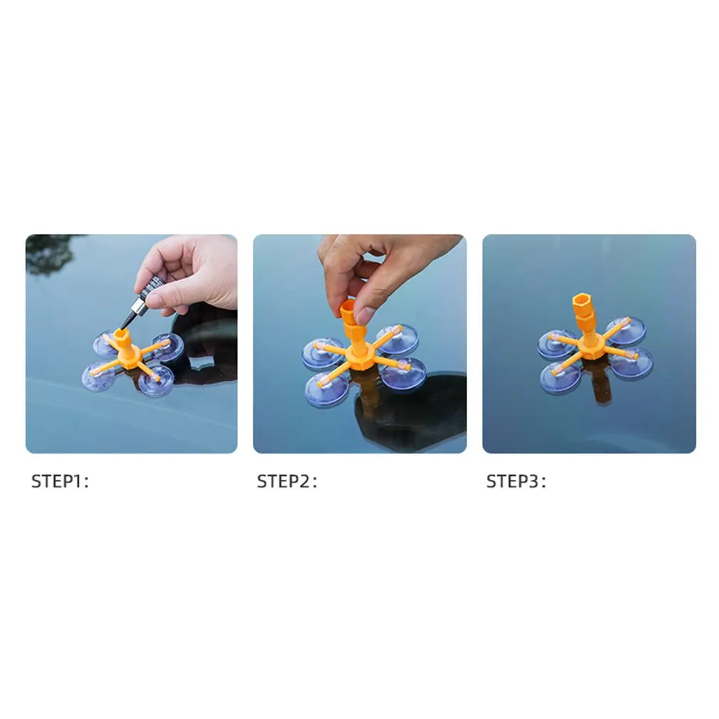 Car Windshield Repair Kit Durable Pressure Syringes For Fix Chips Cracks Glass Windscreen Repairing Tools |