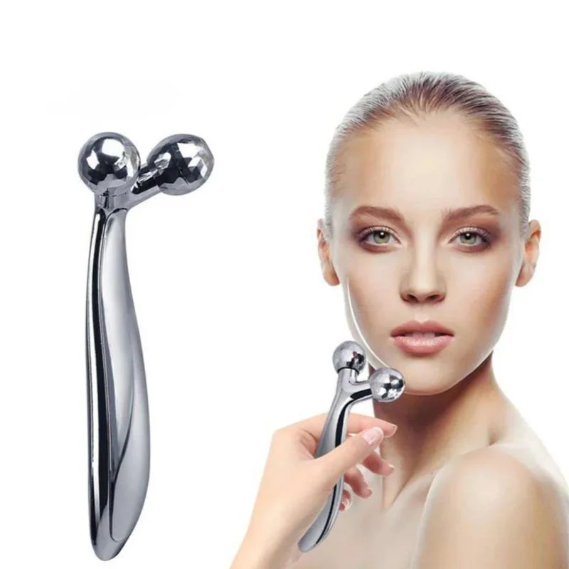 

Y Shape Wrinkle Remover Face-lift Roller 3D Roller Massager Facial Massage Handheld Full Body Relaxation 360 Rotate Instrument