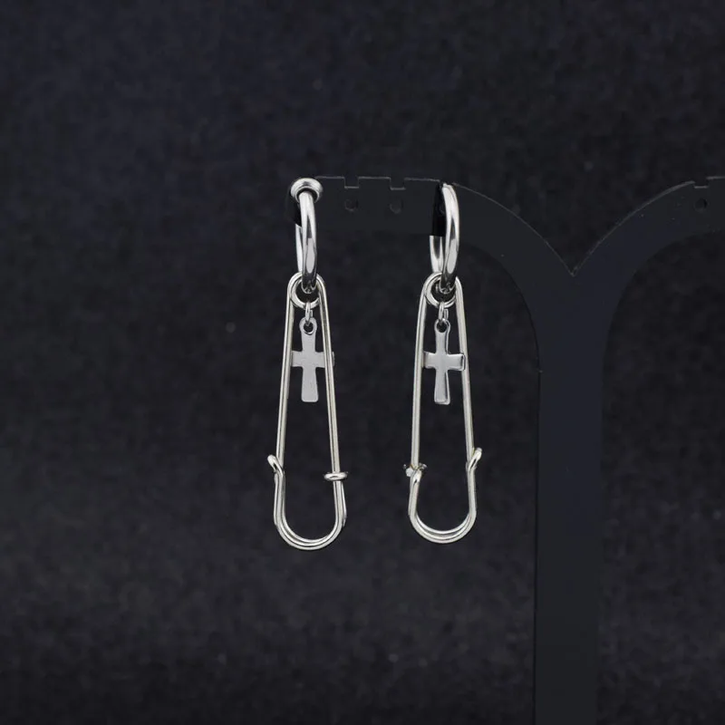 Лидер продаж мужские Нержавеющая сталь серьги аксессуары мода диких звезда