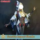 COSMART XS-XXL Genshin Impact Shenhe игровой костюм униформа Косплей Костюм Хэллоуин