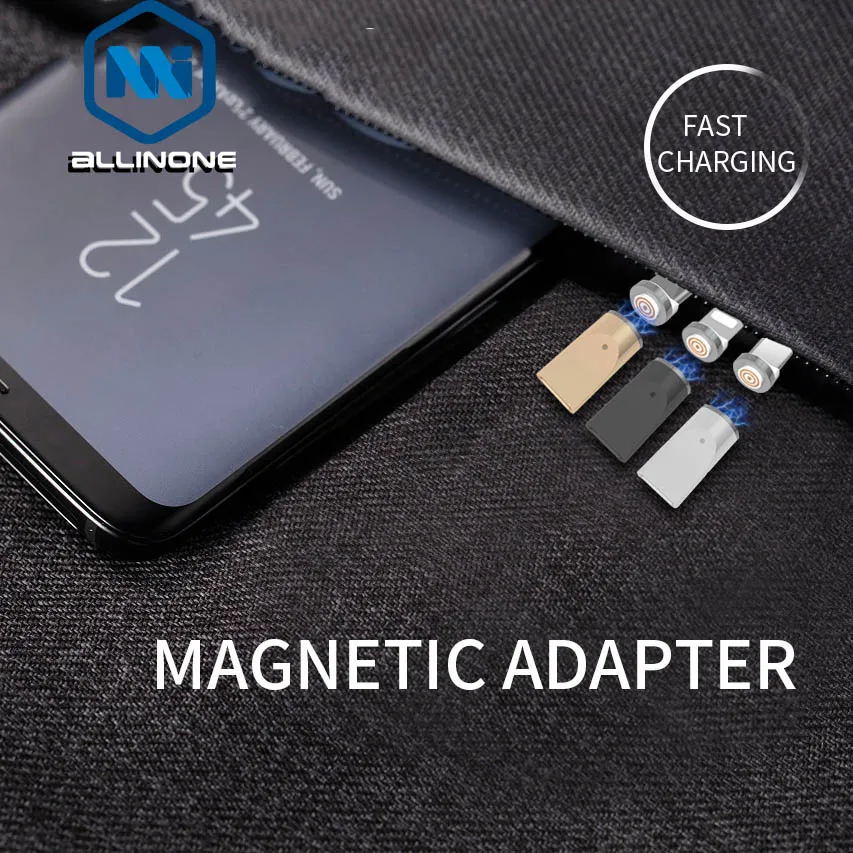 Garas Магнитный USB Type C адаптер/Micro/USB type c порт зарядное устройство и адаптер для