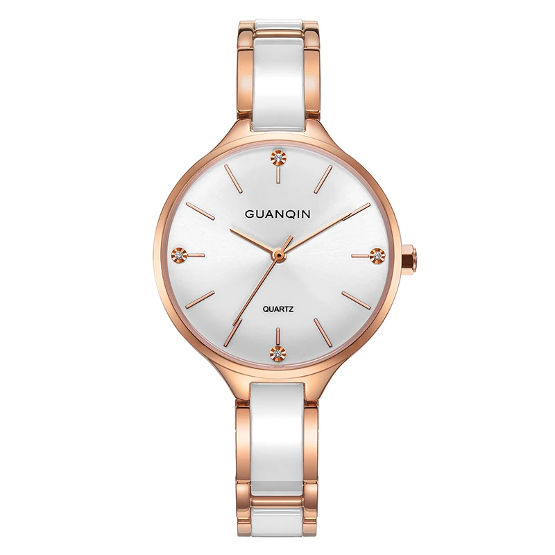 

GUANQIN Luxury Brand Watches For Women Small Exquisite Ladies Wrist Watch Women Quartz Watch Simple Woman Watch With Steel Band