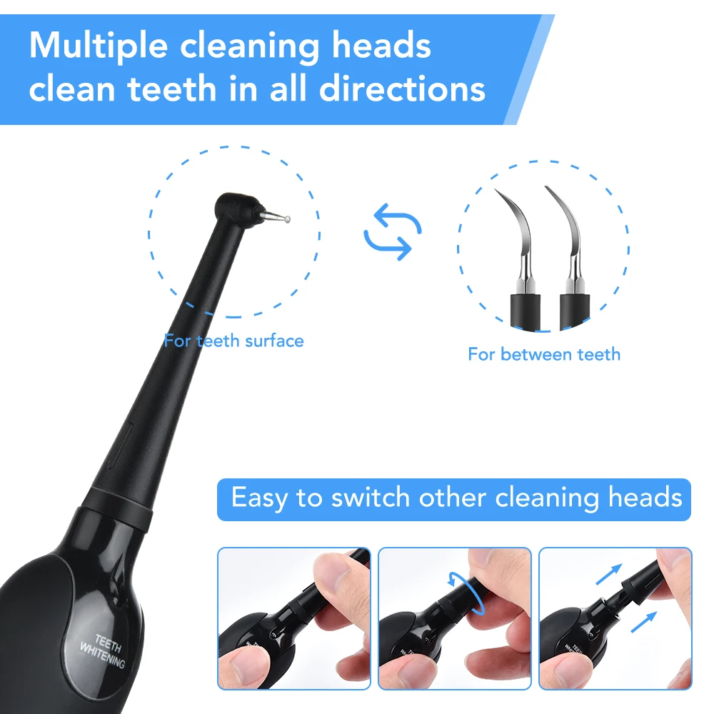 

Electric Ultrasonic Sonic Dental Scaler LED Display Tooth Calculus Remover Cleaner Tooth Stains Tartar Tool Whiten Teeth Tartar
