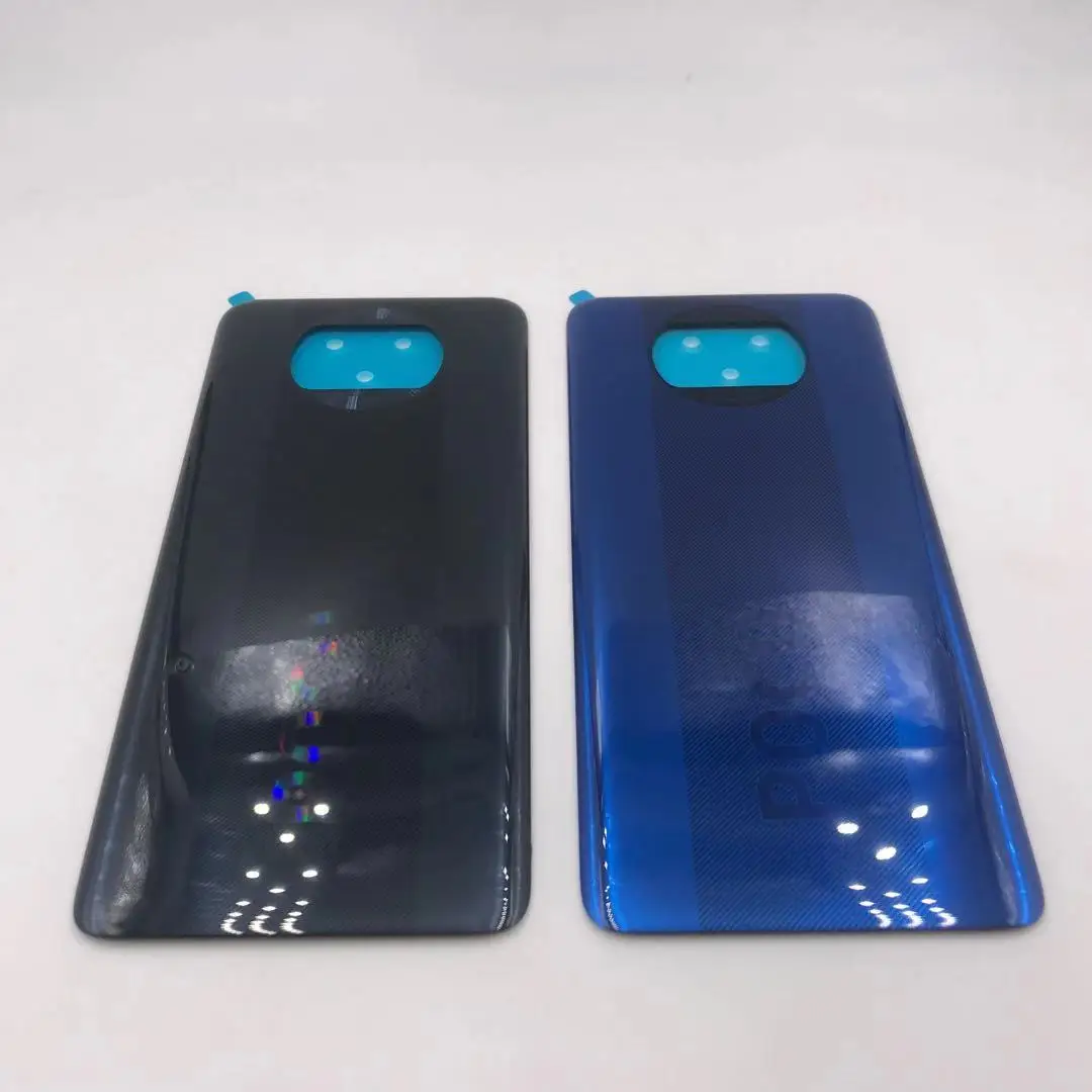

Крышка батарейного отсека для Xiaomi Poco X3 NFC, Задняя стеклянная крышка корпуса, задняя панель POCO X3, задняя панель PocoX3, Крышка батарейного отсека ...