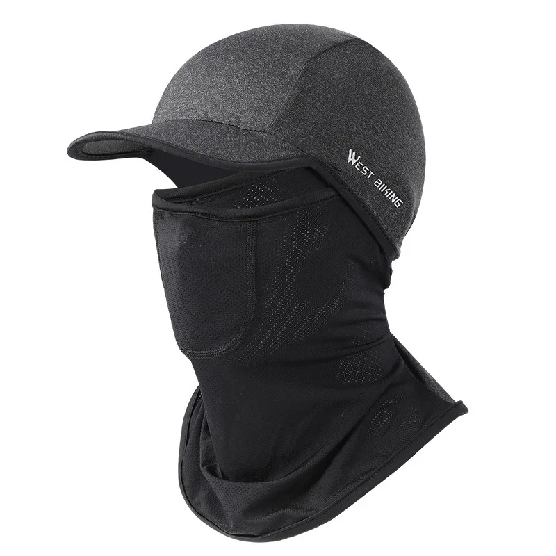 

Summer ice silk anti ultraviolet air permeable sunscreen headgear brim filter PM2.5 cycling mask dust-proof sports outdoor mask