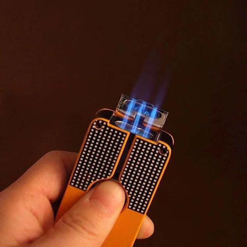 COHIBA с питанием от прикуривателя фонарь Подарочная коробка 3 струи пламени