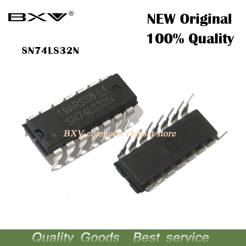 10 шт. HD74LS32P DIP14 HD74LS32 DIP SN74LS32N DIP-14 74LS32 новый оригинальный IC | Электронные компоненты и