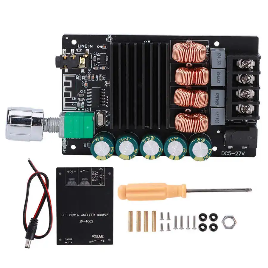 Плата цифрового усилителя 100Wx2 HIFI 2 0 Stereo AMP высокой мощности аксессуар для платы