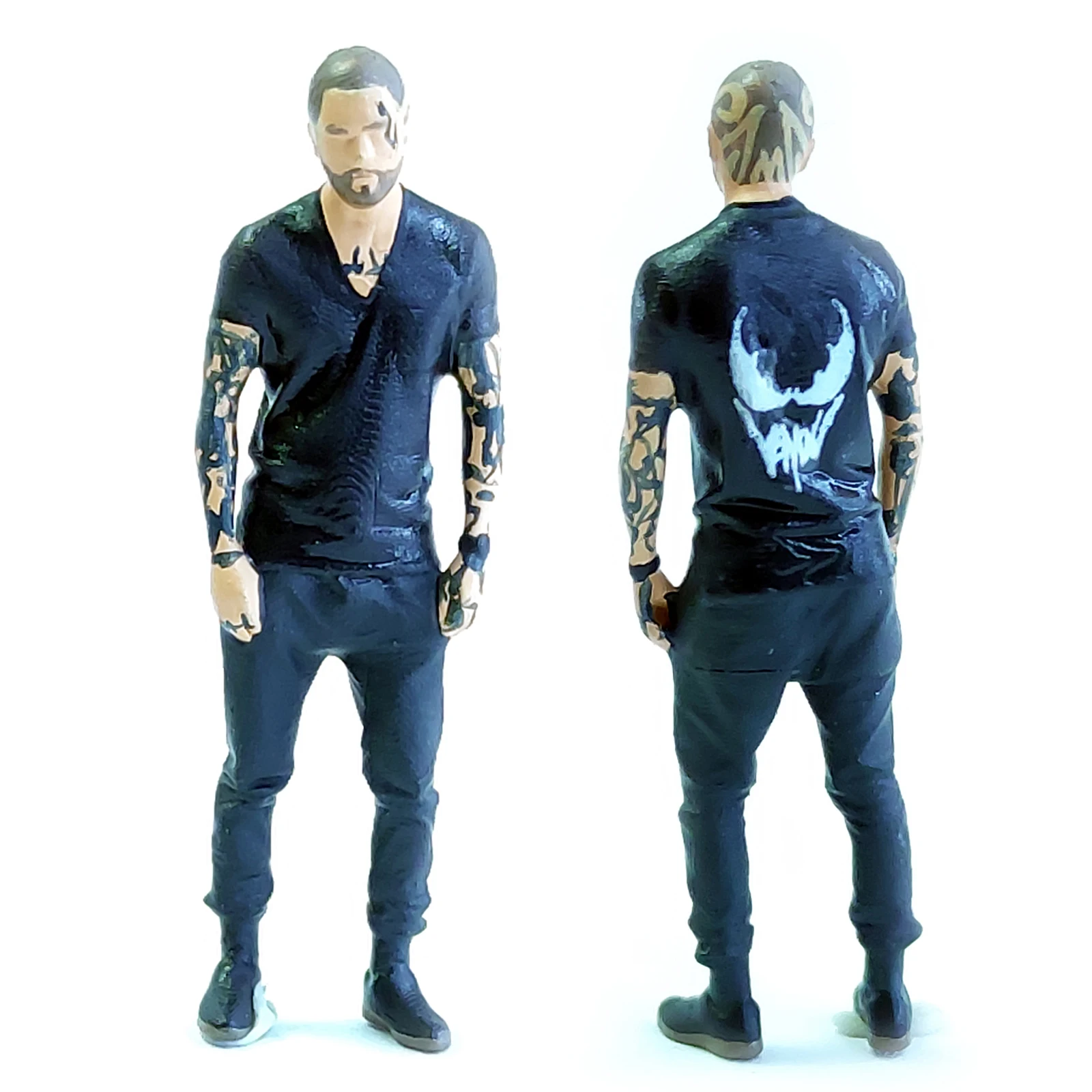 

1:64 Scale Figures Character Model Doll Diorama for Layout Scene DIY Decor