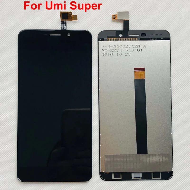 

Umi Super LCD Display+Touch Screen Digitizer F-550028X2N-C 100% Tested LCD Screen Glass Panel For Super+tools+ Adhesive