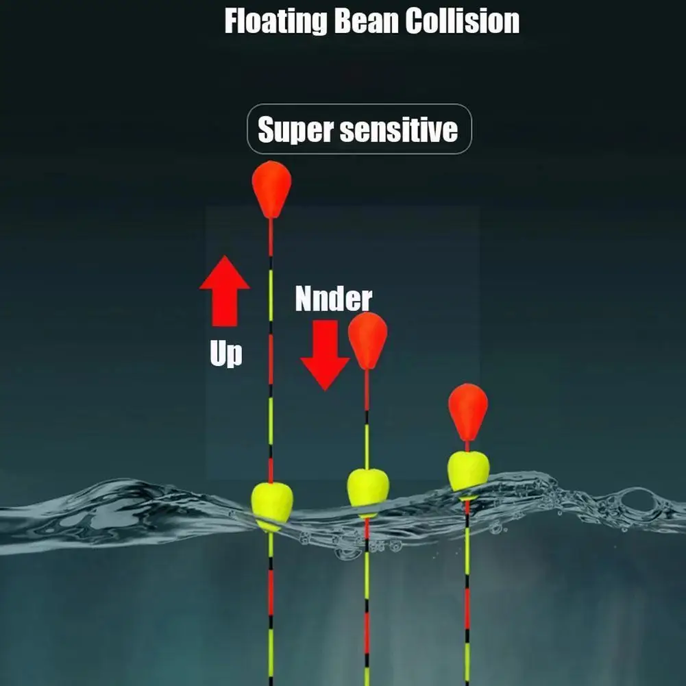 

Float Ball Collision Floating Composite Nano Windproof Sensitive Fishing Tail Super Thick Accessory Buoy L0S0 Eye-catching B7E0