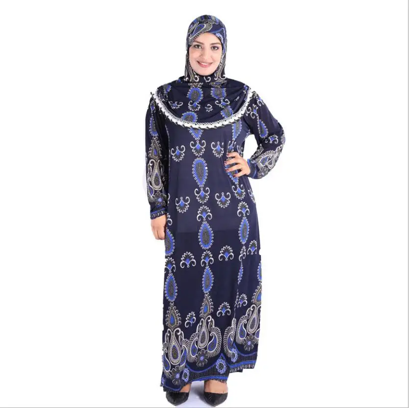Мусульманское платье мусульманская одежда Caftan Marocain Абая для женщин Baju Wanita абайя