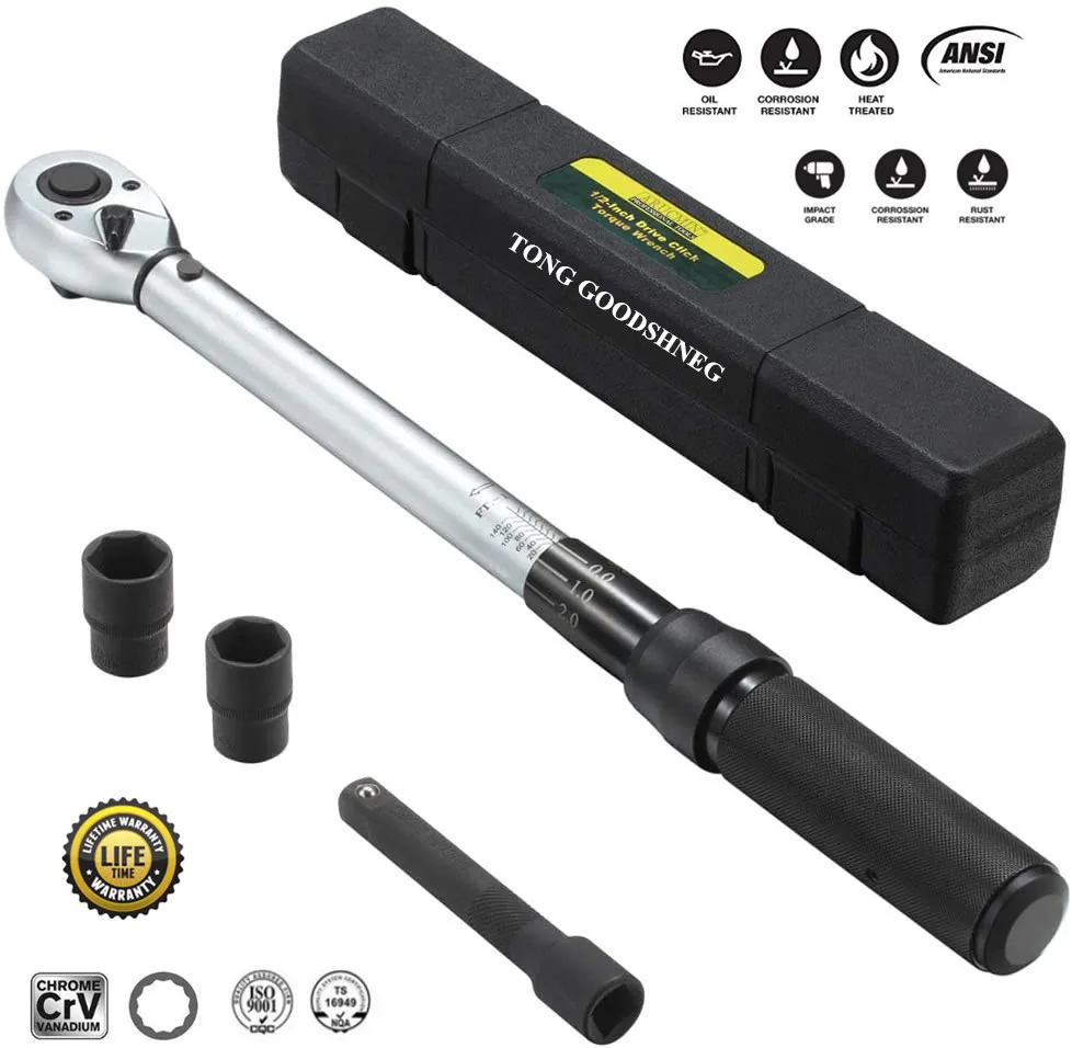Profession Torque Wrench High Precision Preset Adjustable Auto Repair Tool Tire Spark Plug Kg Industry Torque Wrenches Set