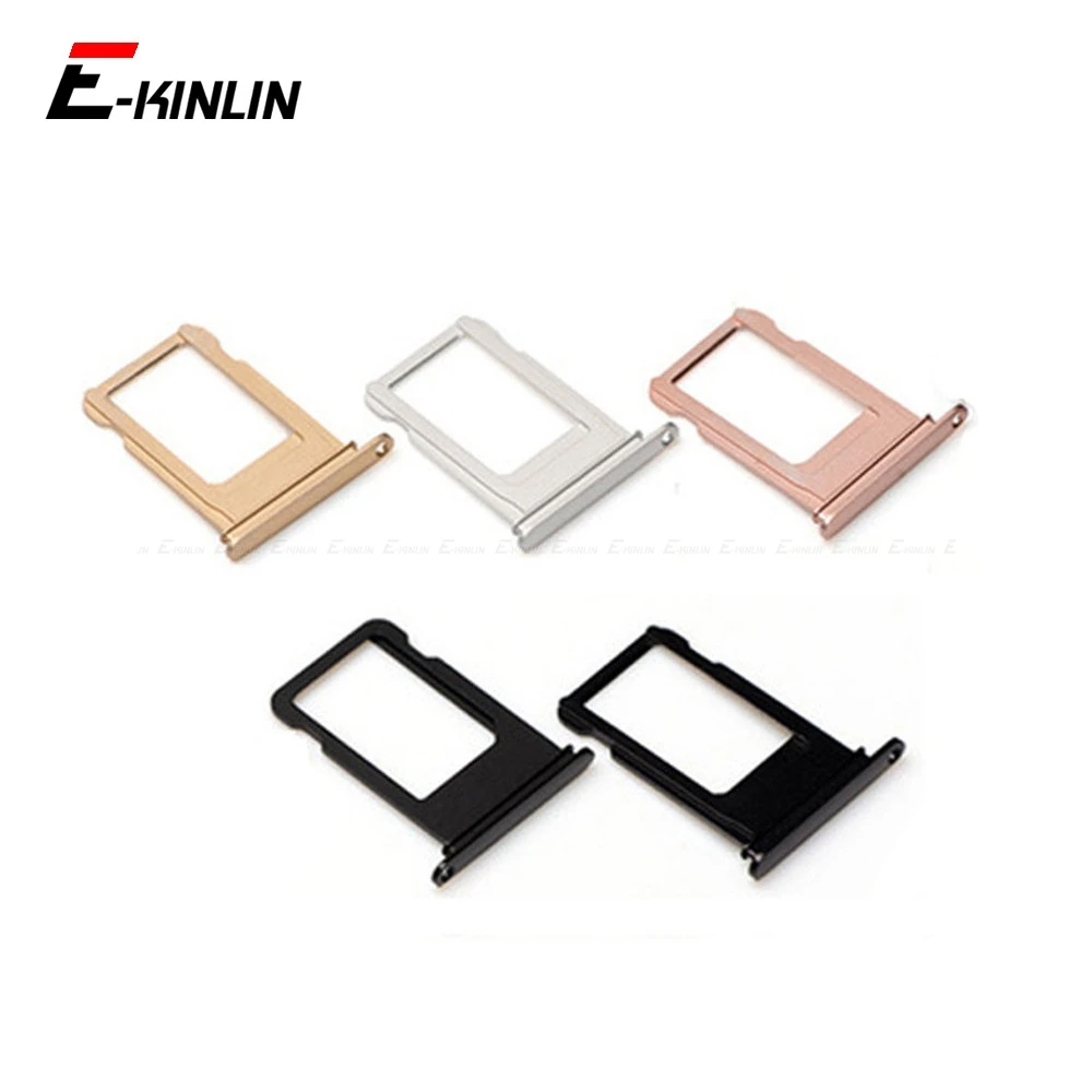 Sim Card Tray Slot Adapter Holder For iPhone 7 8 Plus Repair Parts