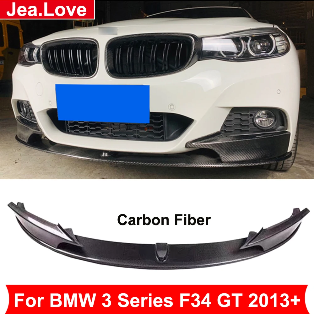 

MP Стиль Настоящее углеродное волокно передний бампер губа Лопата для BMW 3 серии F34 GT M Спорт тюнинг 2013 до модификации