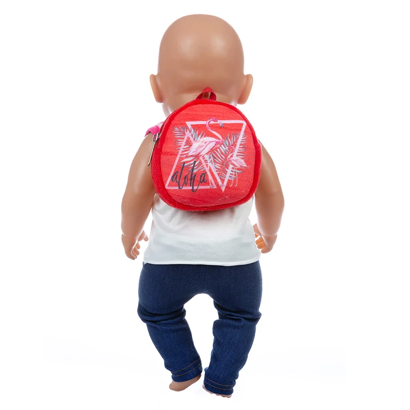 

New Style Bag Doll Accessories Fit 17 inch 43cm Doll Reborn for Baby Doll Accessories For Baby Birthday Festival Gift