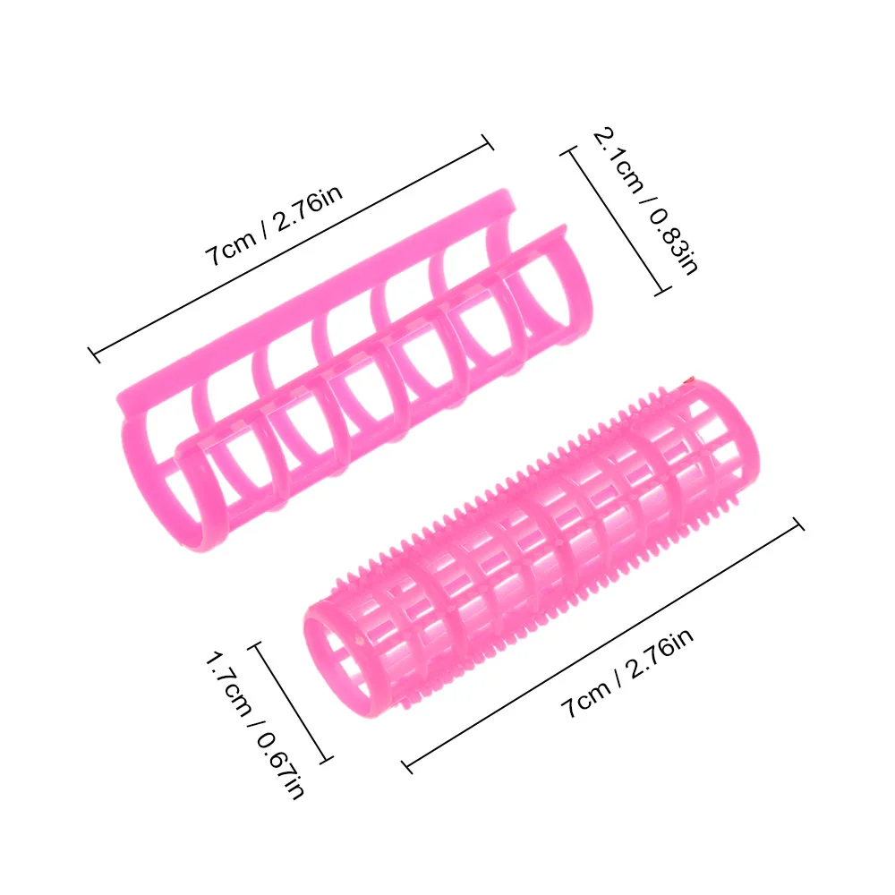 12 шт Пластиковые бигуди Ролики для волос укладки Парикмахерские DIY инструмент
