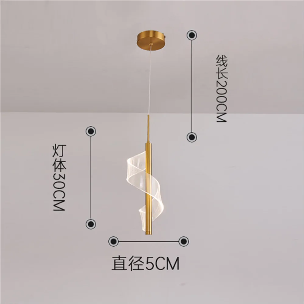 値段 北欧モダンデザインスパイラルアクリルledシャンデリア照明ホテルの寝室のレストランアートデコ屋内ランプ備品ハンギング