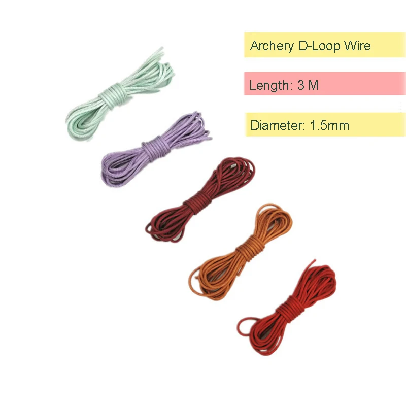 Трос для стрельбы из лука длиной 6 м с D образной петлей|Лук и стрела| |