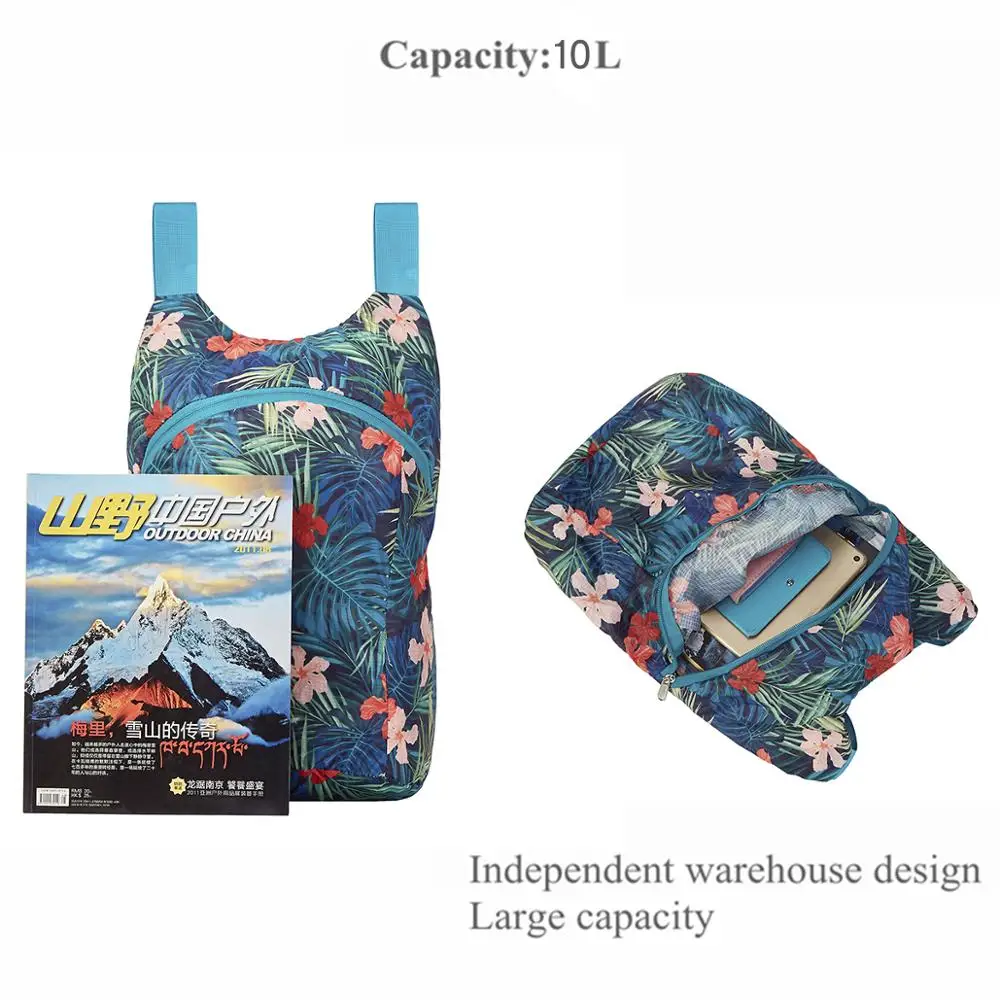 Новинка 2019 складной рюкзак 20 л упаковка водонепроницаемый ультралегкий дорожный