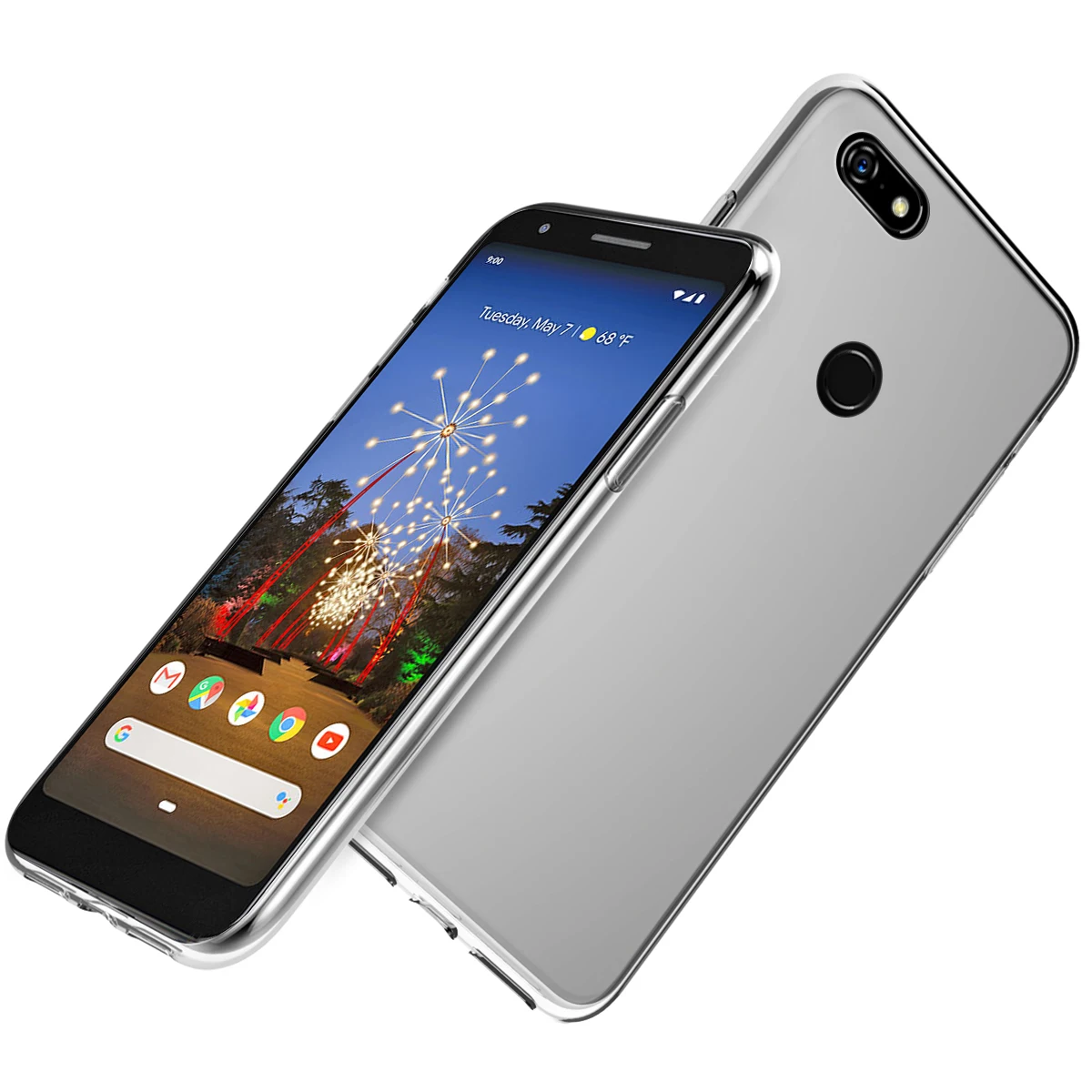 Прозрачный чехол для Google Pixel 3a/2/3/4/3 XL/3a XL/4 XL/2 XL задний Чехол Ультратонкий Мягкий