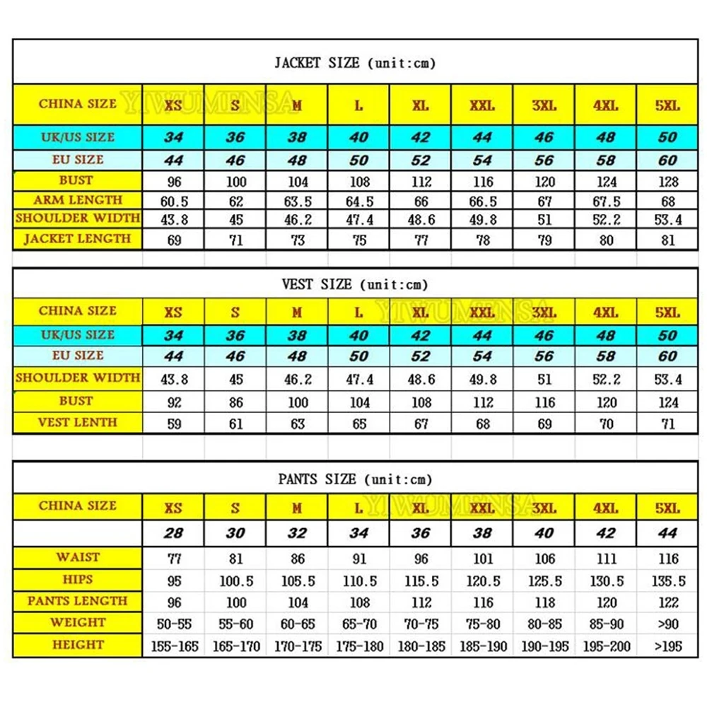 

YIWUMENSA Slim Fit Brown Single-Breasted Herringbone Men Suits Wool Wedding Formal Groomsman Blazer&Vest&Pants Male Clothing