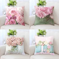 4545cm vintage rose series pillow cushion cover wedding for home pillow decoration bed pillowcase car sofa throw z1w6