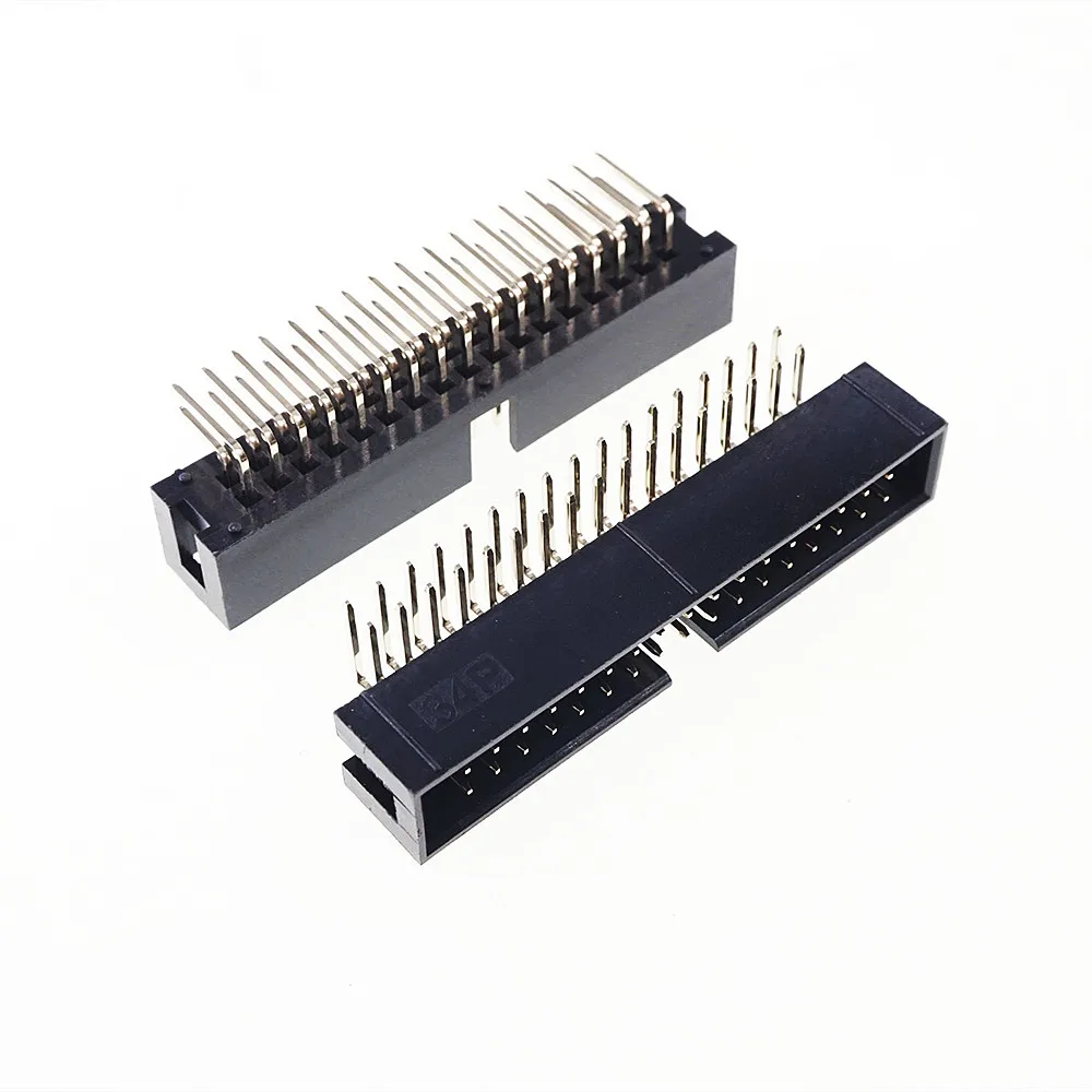 5 шт. заголовок коробки 34Pin 2x17P 2 0 мм Шаг наружный кожух PCB правый угол IDC розетка два