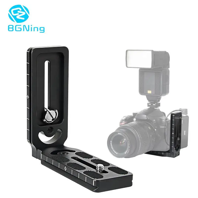 BGNING Camera L форма пластина БЫСТРОРАЗЪЕМНАЯ кронштейн держатель для CamFi Canon Nikon Sony DSLR