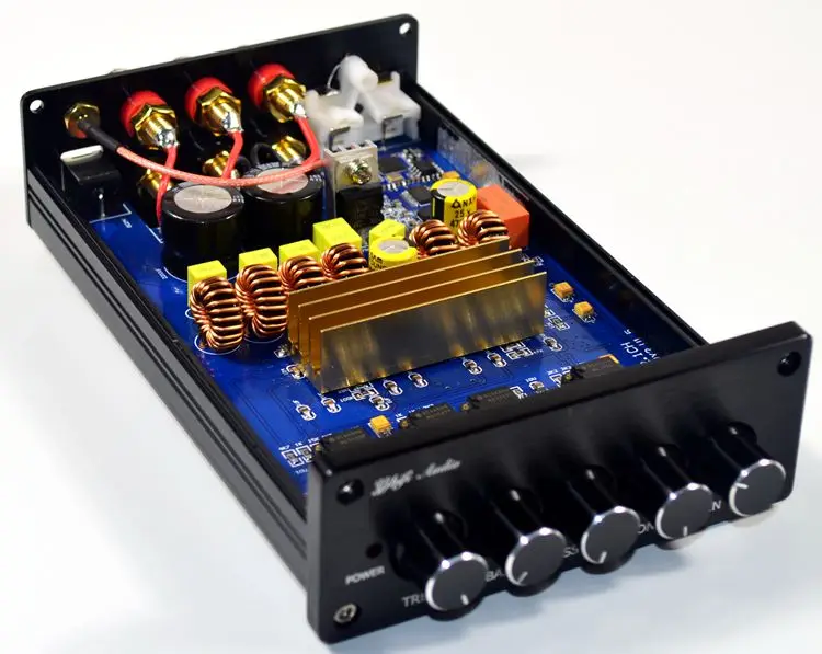 Новый цифровой Hi Fi усилитель 2 1 каналов 2*50 + 100 Bluetooth 4 5 0 с тоном класса D