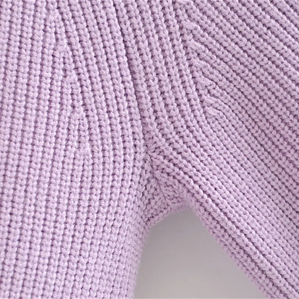 Autumn 2019 Women's Wear New Half-high-collar Long-sleeved Loose Pullover Knitted Blouse | Женская одежда