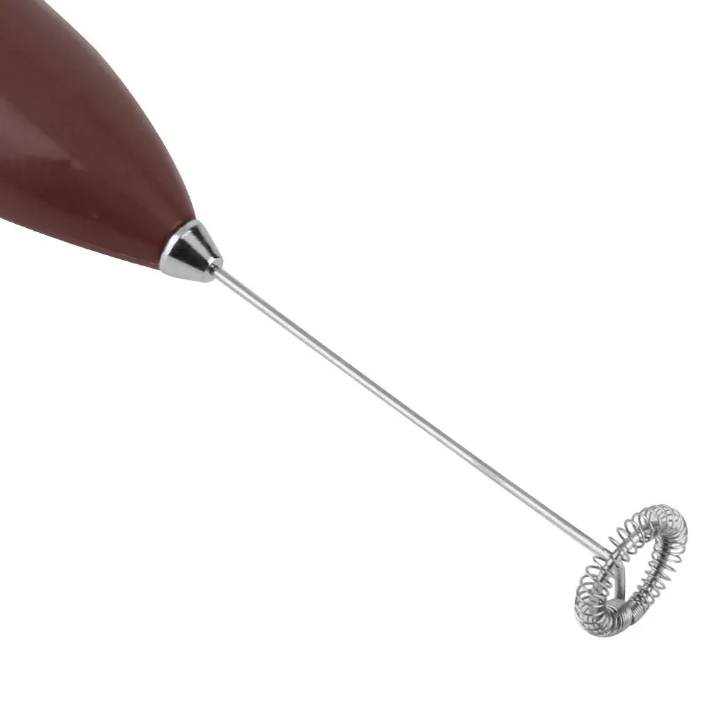 

Coffee Milk Frother Wand Handheld Electric Foam Maker for Coffee Milk Durable Drink Mixer With Stainless Steel Whisk