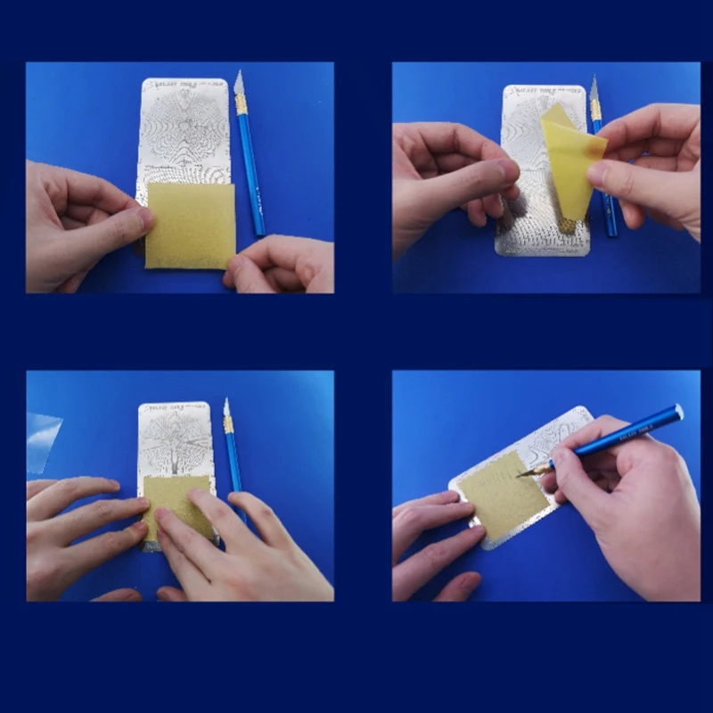 GALAXY Tools Маскировочный лист из нержавеющей стали легко режущий коврик для доски