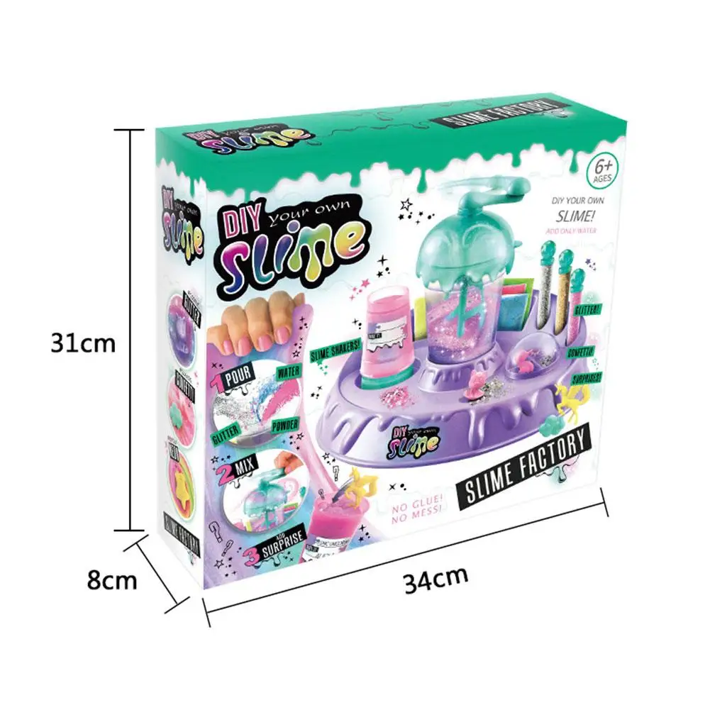 Пушистая пена для слизи игрушка сделай сам встряхивание Набор изготовления