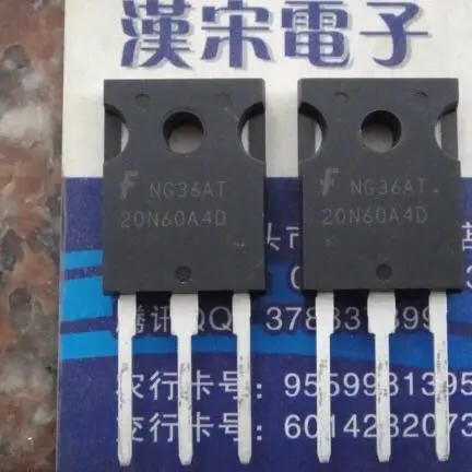 

Free shipping G20N60A4D 20N60A4D 20N60 TO-247 10PCS