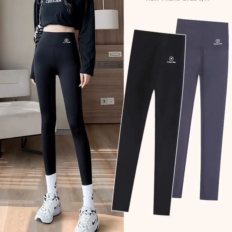 

Hip-lifting Slim Cycling Pants High-waist Fitness Pants Thickened Shark Skin Yoga Leggings Women Shaping Sweat Pants