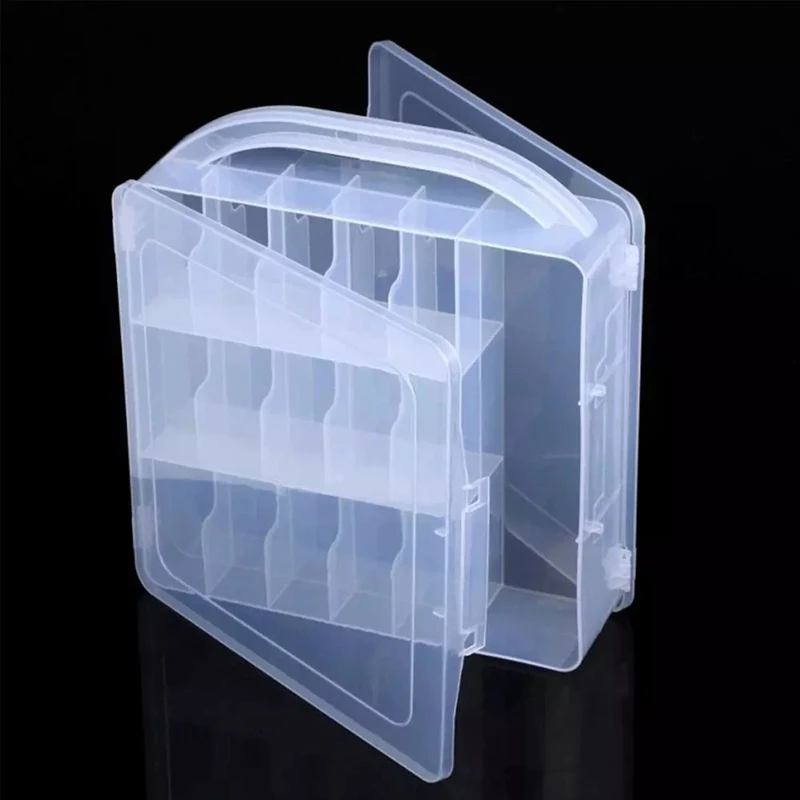 

30 Slots Nail Polish Organizer Nail Supplies Holder Container Cosmetic Double Side Adjustable Nail Polish Display Rack