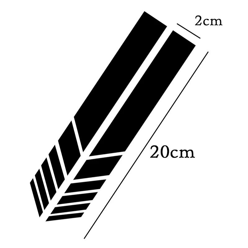 2 шт. Автомобильная наклейка на зеркало заднего вида s полоса для Dacia Duster 2010 2013 2020