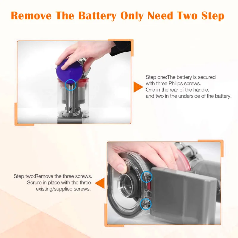 6000mAh 21.6V For Dyson V7 battery Motorhead Animal Trigger Car+Boat Absolute V7 Replacement Battery Handheld Vacuum Cleaners