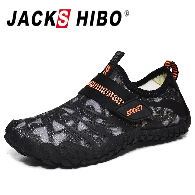 

JACKSHIBO Water Shoes For Boys Girls Breathable Outdoor Sport Swimming Water Shoes Aqua Beach Footwear Upstream Hiking Sneakers