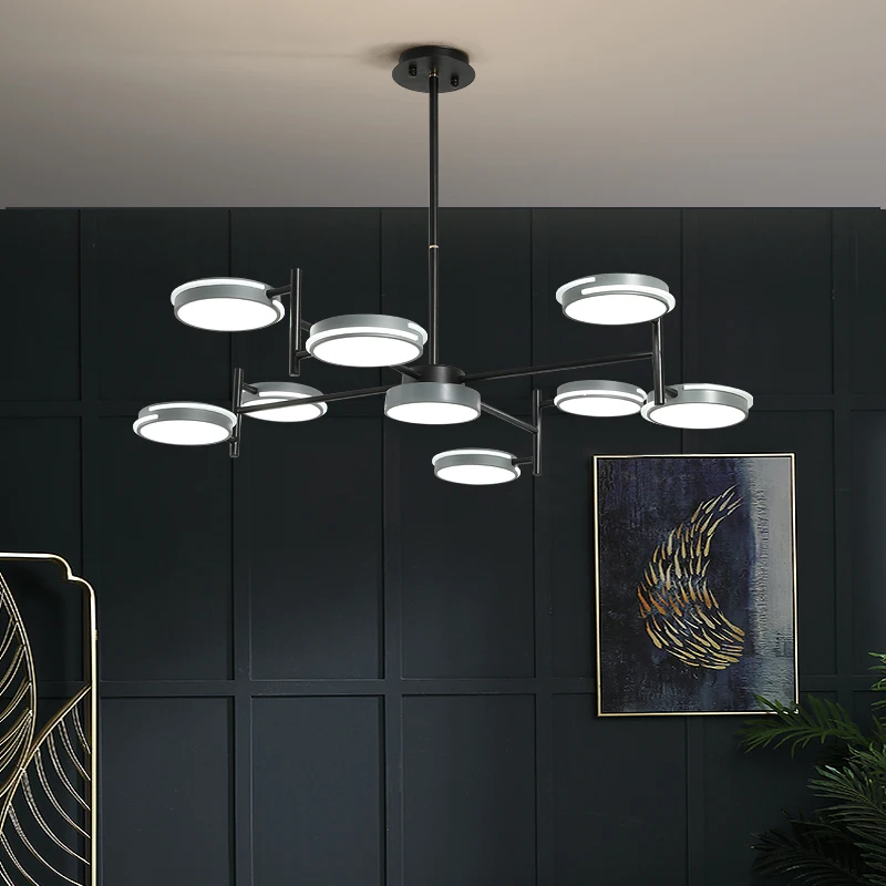 Современный светодиодный светильник с цветным покрытием 7/9/11 люстра для столовой