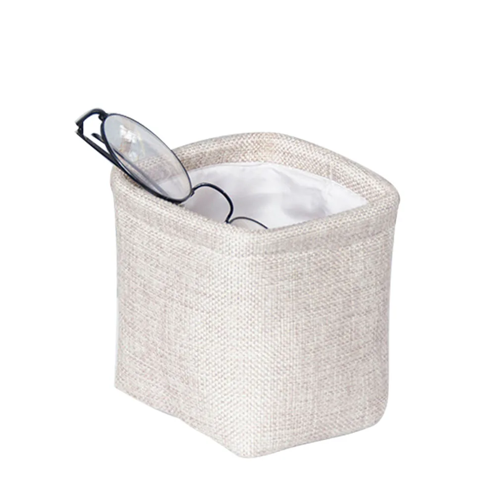 Keys Desktop Home Office Cuboid Simple Mini Storage Box Pen Holder Decorative Study Small Fashion Linen | Дом и сад