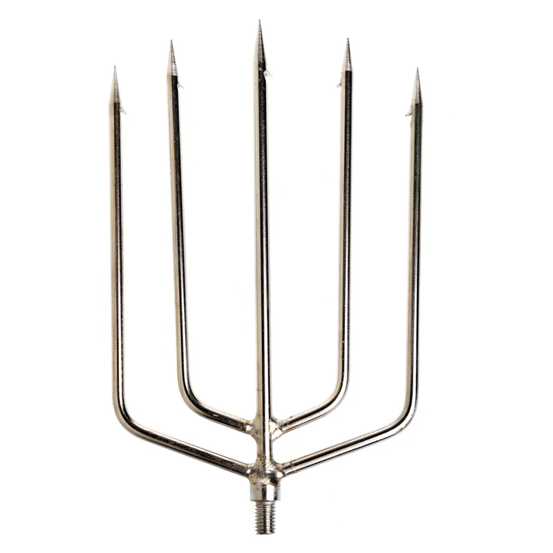 Нержавеющая сталь зубец гарпун вилка для рыбы Рыбалка ледокол