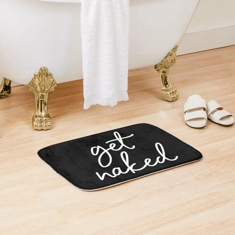 

Get Bathroom Decor Bath Mat Pad Rug Bathroom Carpet Wash Floor Kitchen Anti-Slip Shower Room Home Living Room Toilet Bedroom