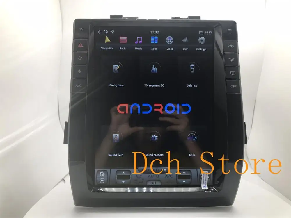 13 дюймов вертикальный tesla стиль Android 9 0 автомобильный DVD плеер GPS навигация для Toyota