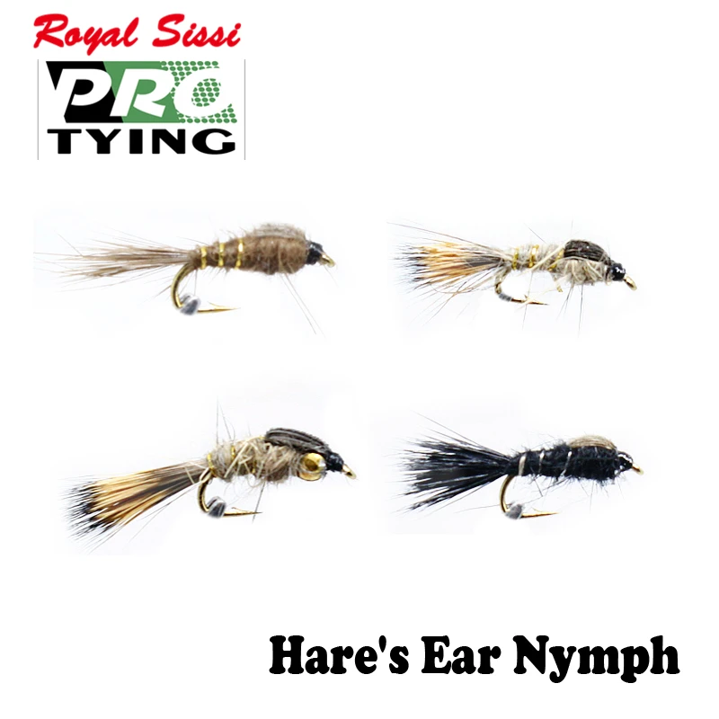 

Приманка для ловли нахлыстом Royal Sissi Pro, набор из 4 штук 14 #, в ассортименте Нимфа из заячьих ушей, приманка для ловли нахлыстом, ручная приманка
